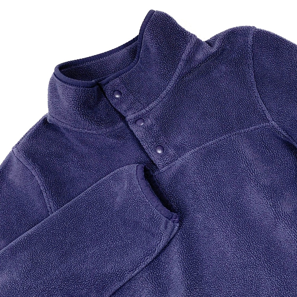 32 Degrees Purple Snap Arctic Fleece Pullover Womens Small S Cozy Warm